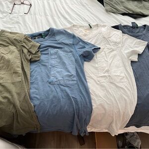 4 G-Star Raw Men’s Short Sleeve Tees T-shirts L